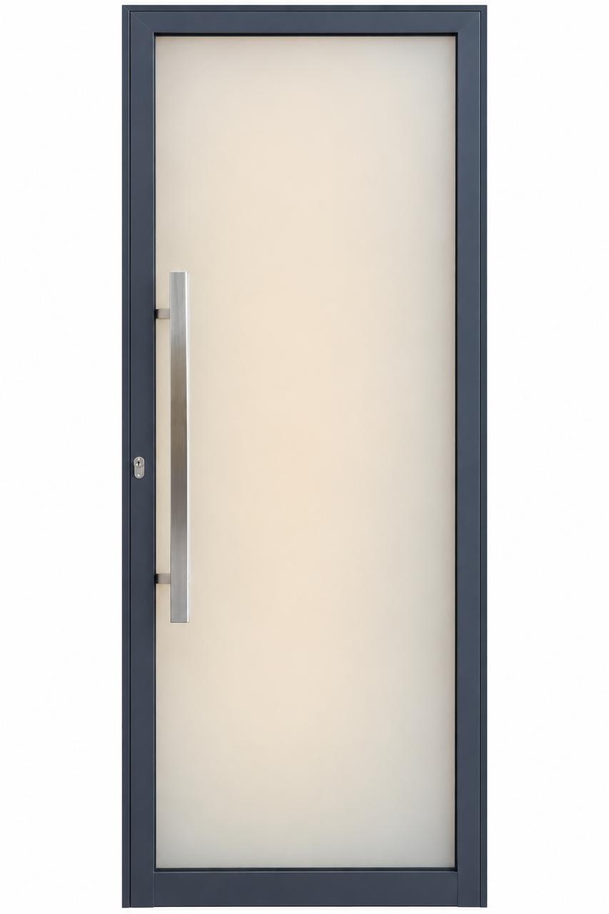 Porta Vidro inteiro murano 210x090 cinza