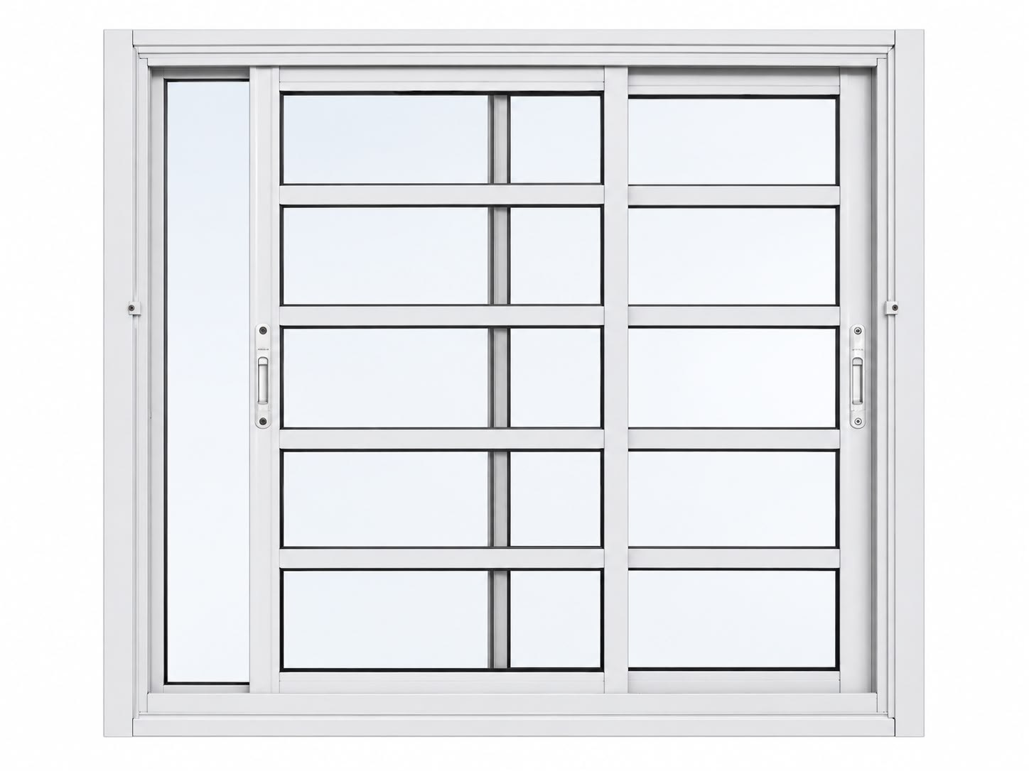 Vitro de correr 2fls travessa 100x120 branco