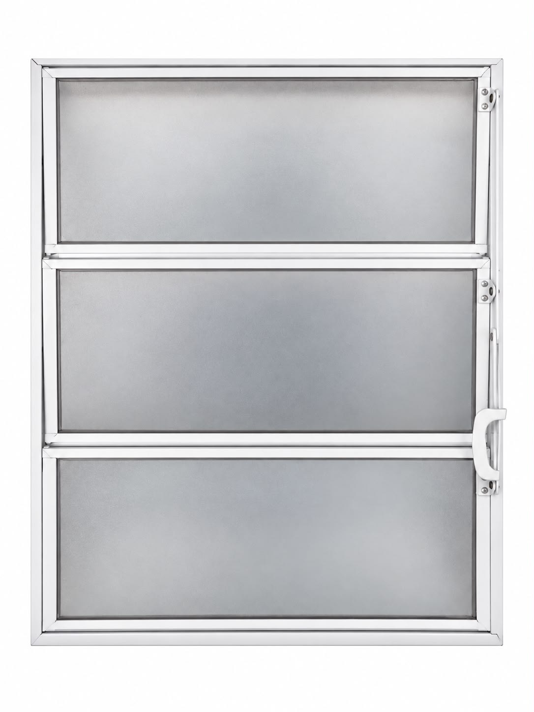 Vtro basculante alumínio branco 060x060